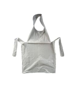 Disposable aprons tie back