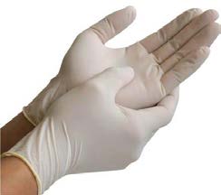 Surgical gloves powdered Latex