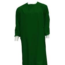 Surgical Gown - Polycotton Reinforced Jade Green
