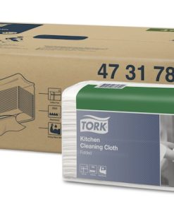 Tork Kitchen Cleaning Cloth, White, 75gsm