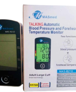 BP monitor and infrared thermometer 2 in one machine with English talking function