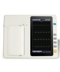 Digital 6 channel ECG machine (12 lead, 7inch touch screen