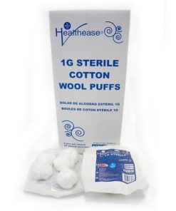 Cotton Wool Balls Sterile - 1g Balls - 5's per pack