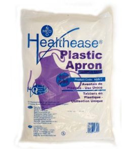 Apron - Plastic - White, Blue, Red, Green, Yellow