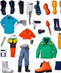 acid resistant conti suits 100% cotton with reflectors blue