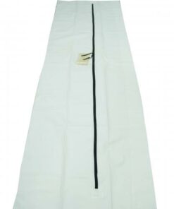 300 Micron Body Bag with Straight Zip -Supported PVC